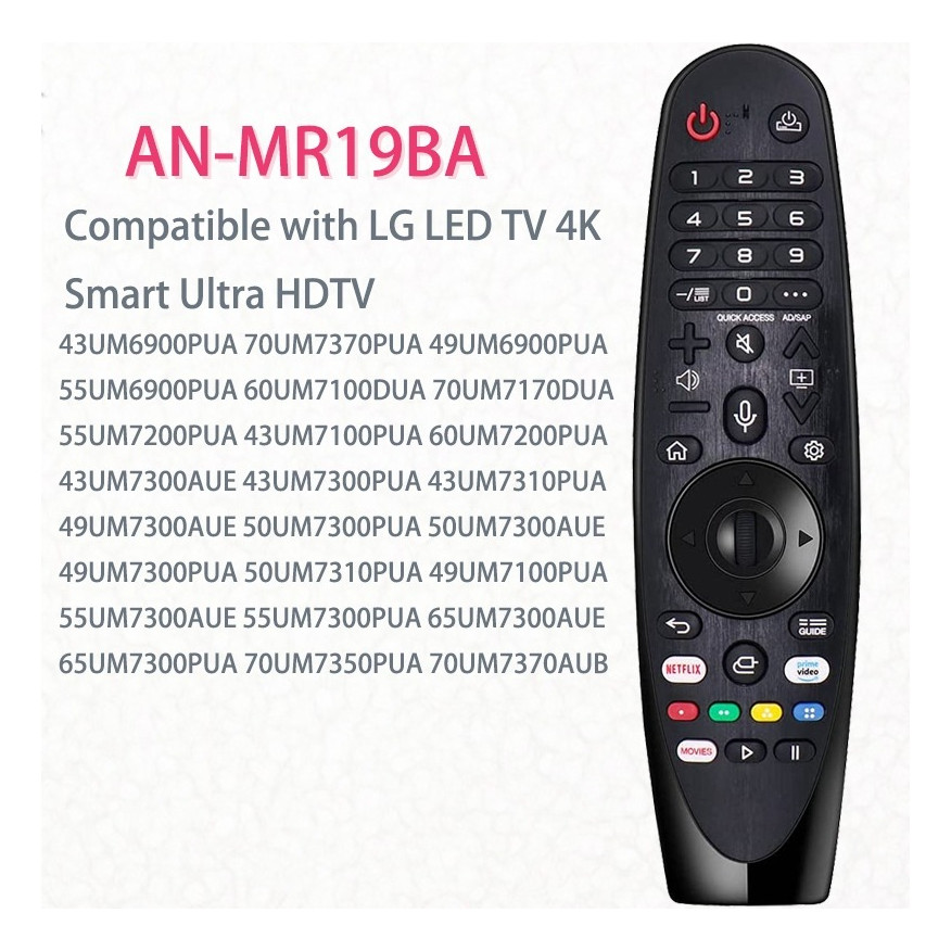 Controle Smart Magic Com Voz Para Tv LG An-mr19ba Mr20ga Thinq Ai ...