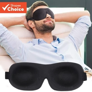 Máscara De Dormir 3D Respirável – Capa Ajustável Para Os Olhos Com Bloqueio De Luz Noite , Viagens , Ioga E Relaxamento em Oferta na Shopee