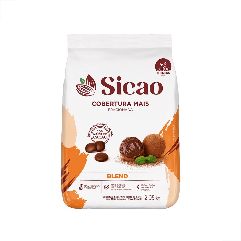 Cobertura Fracionada MAIS Gotas Blend 2,05kg Sicao