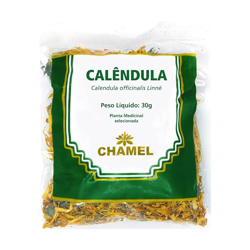 Pacote de Chá Calendula Flores 30g - Chamel | Shopee Brasil
