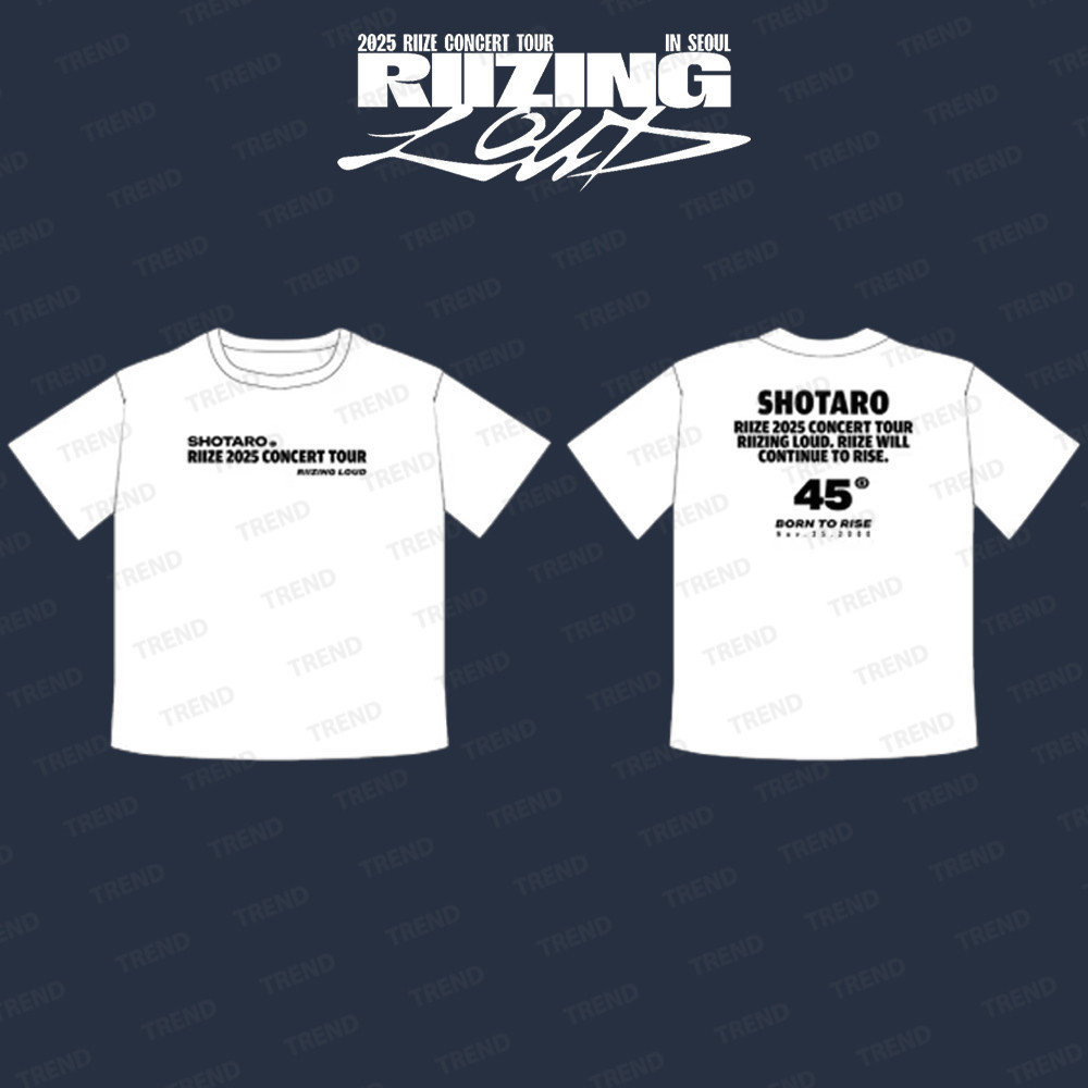SUNGCHAN RIIZE 2025 CONCERT TOUR Tシャツ 2025 RIIZE CONCERT TOUR 
