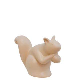 Escultura Enfeite Decorativo Esquilo Bege Casa Luxo 13X18CM em Oferta na Shopee