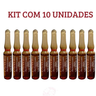 Kit 10 Ampolas Vitamina Arovitel A+E 2ml – Tratamento Capilar para Crescimento e Fortalecimento