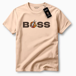 Camiseta Masculina de Algodão Camisa Estampada Boss Camisa Qualidade Premium- Philklen-10502