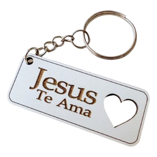 Lembrancinha Chaveiro Jesus Te Ama Igreja Brinde Mdf em Oferta na Shopee