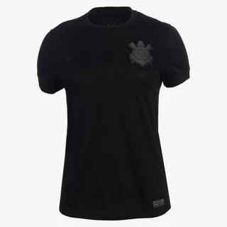 NOVO!!! CORÍNTIOS Full Black 24/25 FEMININO Baby Look T-shirt PREÇO PROMOCIONAL.