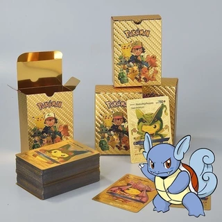 555 Pcs Cartoon Gold Foil Card Cartões De Coleção Anime Batalha Para Crianças