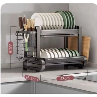 Escorredor De Louça METAL TOP Cozinha Pratos e Talheres