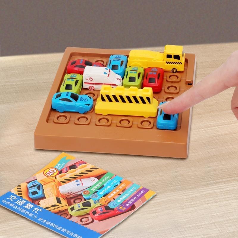 rush-hour-spiel-montessori-jogos-de-estrat-gia-carro-quebra-cabe-a