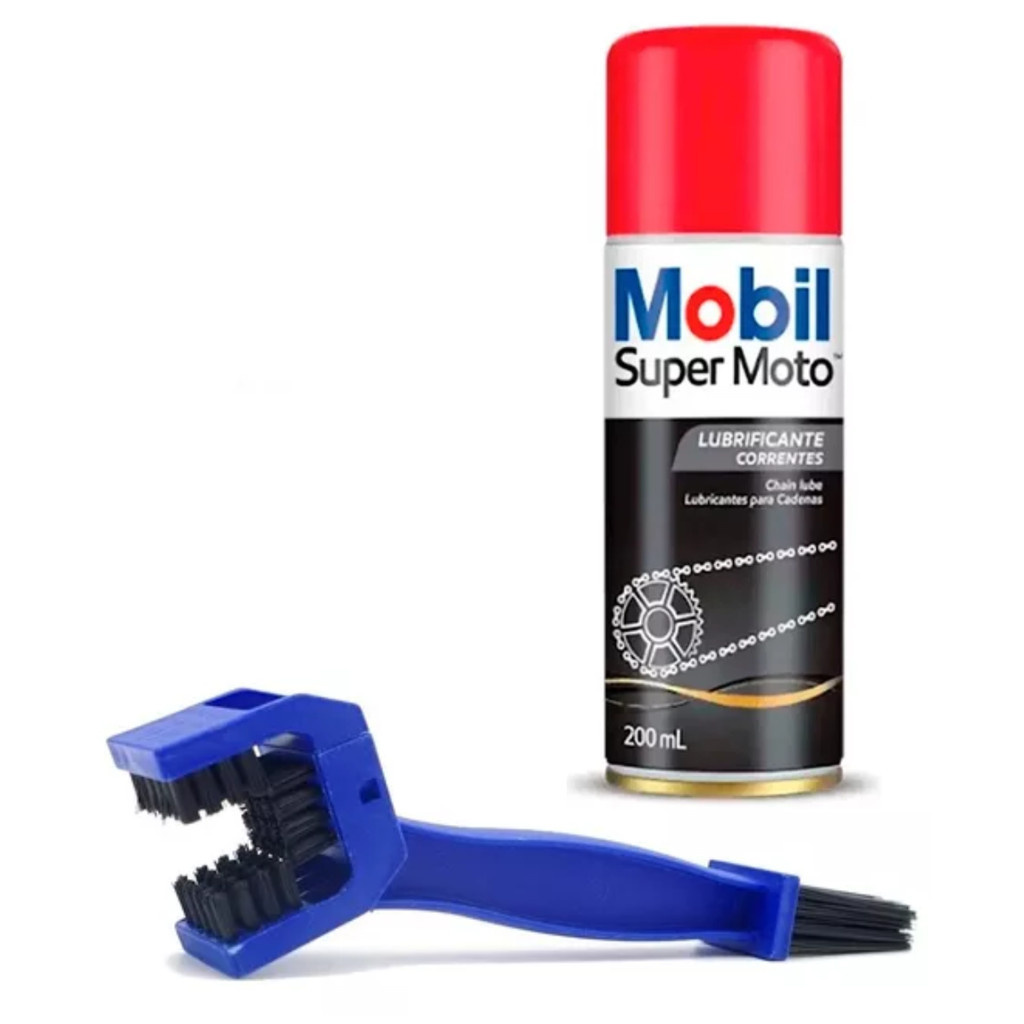 Kit Mobil Chain Lub 200ML + Escova De Limpeza