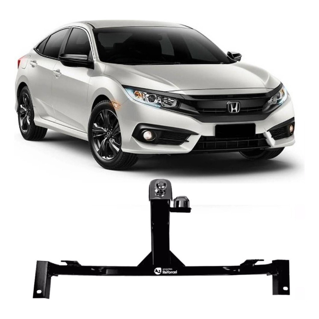 Grade Central Do Parachoque Honda Civic 2017 2018 2019 - View #9