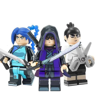 Minifiguras de Brinquedos Lego Compatíveis Minifiguras de Anime Anime Blocos de Construção de Pequenas Partículas Presentes para Crianças Assassino Wu Liuqi Minifiguras