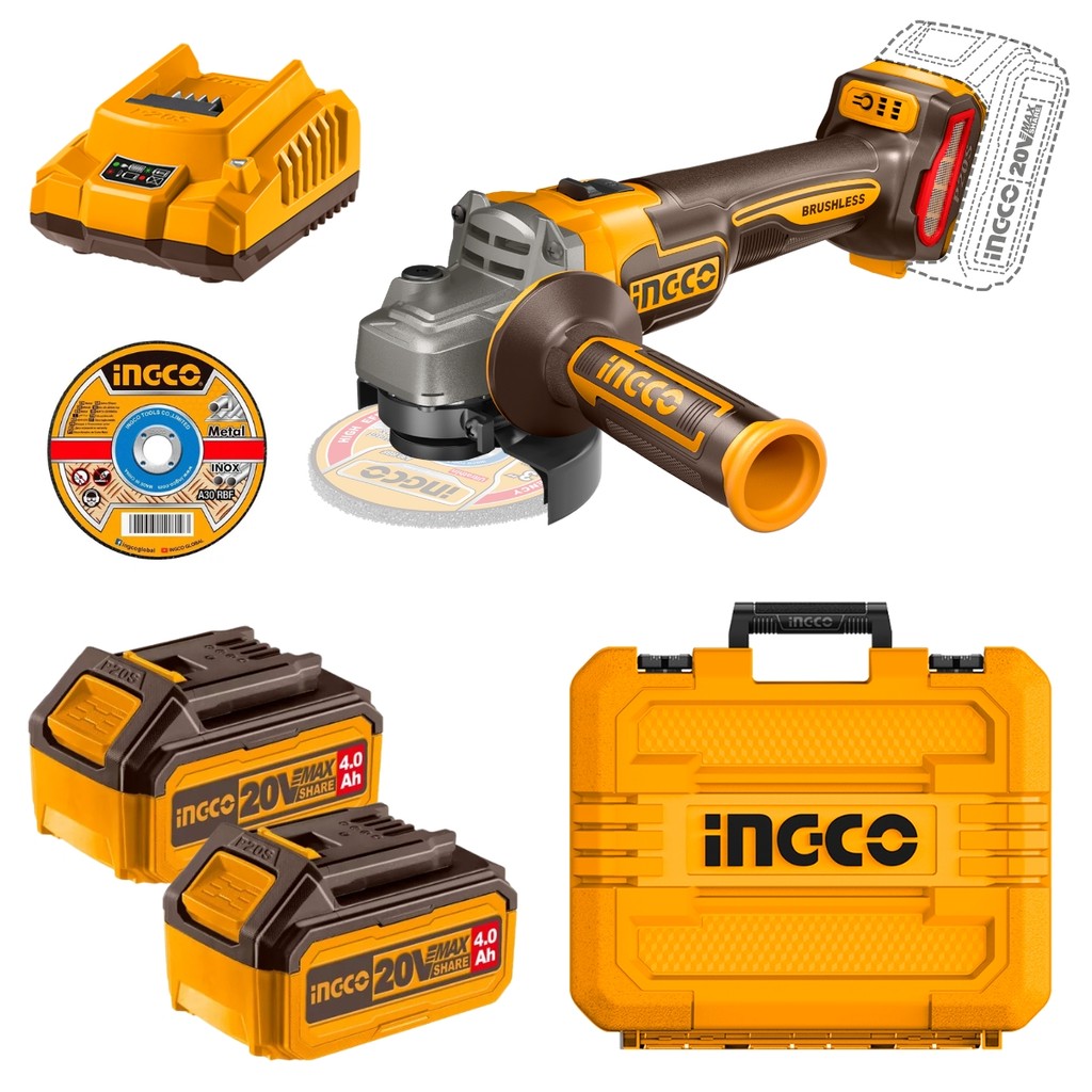 Esmerilhadeira 20v Bateria Brushless (cagli211542) - Ingco