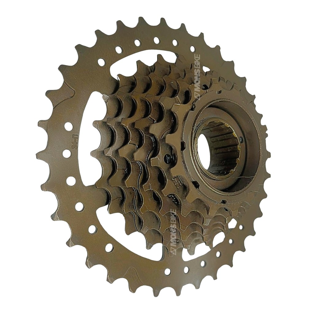 Catraca Roda Livre Rosca 7v Megarange 14-34d Bike Mtb | Shopee Brasil
