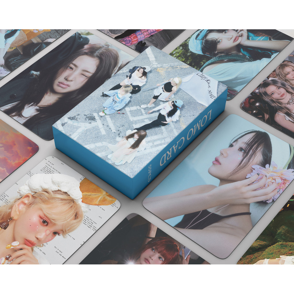 50-119pcs LE SSERAFIM Laser HOLOGRAPHIC LOMO Cards EASY