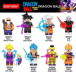 Dragon Ball Anime Series Son Goku Tartaruga Bloco de Construção Imortal Mini Boneca