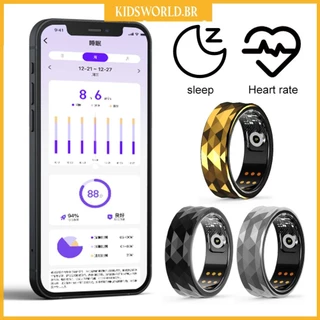 R12M Smart Ring IP68 À Prova D'água Monitor De Saúde Anel Atividade E Rastreador De Sono