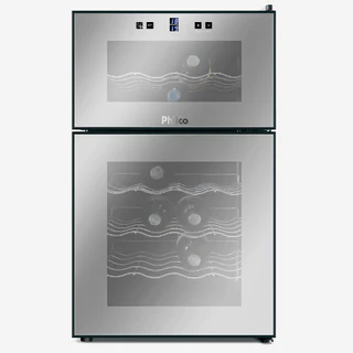 Adega De Vinhos Ph24 Dz 24 Garrafas 2 Portas Philco