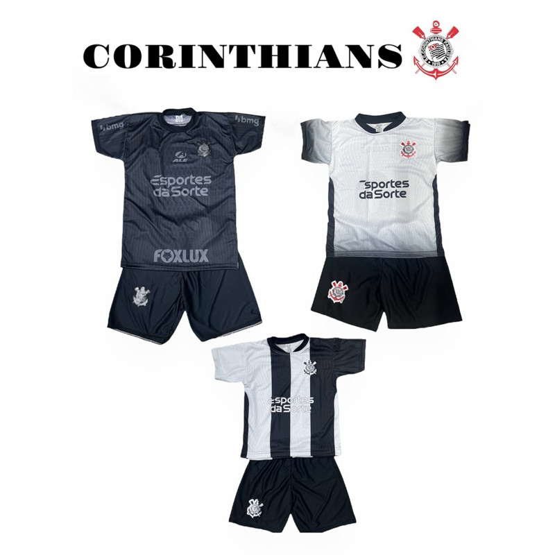 Kit infantil e Juvenil de Time - Corinthians 2024