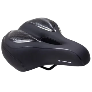 Selim Bicicleta com Gel com Molas Absolute Comfort Ultra Confortável Preto Reflexivo