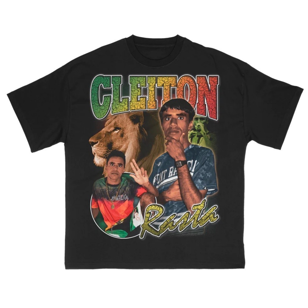 Camiseta Cleiton Rasta Artista - Envio Rápido Tamanhos Plus Size ...