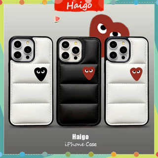 Capa De Telefone De Plástico Rígido Jaqueta Comme des Garcons CDG PLAY Etiqueta Adequada Para iPhone 16 16PRO 16PROMAX 15 15PRO 15PROMAX 14 13 12 Mini 11 PRO MAX 6/6s 7/8plus SE2 X/XS XR XSMAX