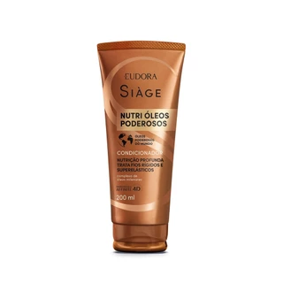 Condicionador Nutri Óleos Poderosos Síage Eudora 200ml em Oferta na Shopee