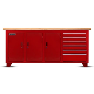 Bancada fechada com 6 gavetas e 3 portas RLL-214 Rotterman em Oferta na Shopee