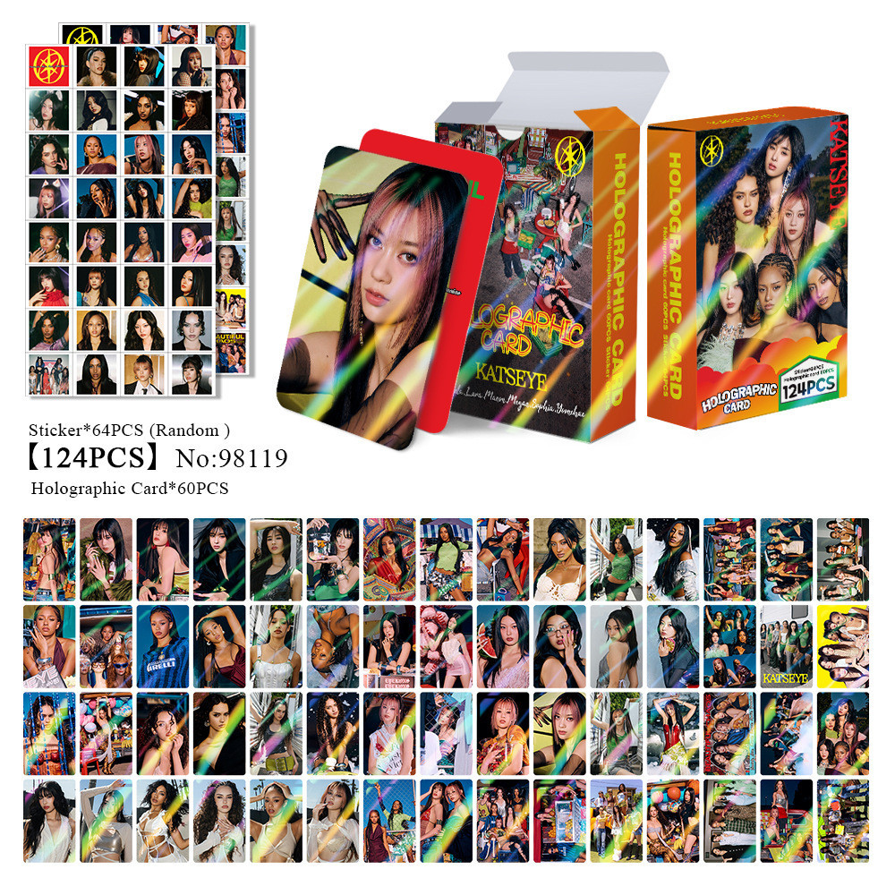 Cartão K-Pop KATSEYE Photocard Adesivo MANON SOPHIA DANIELA LARA