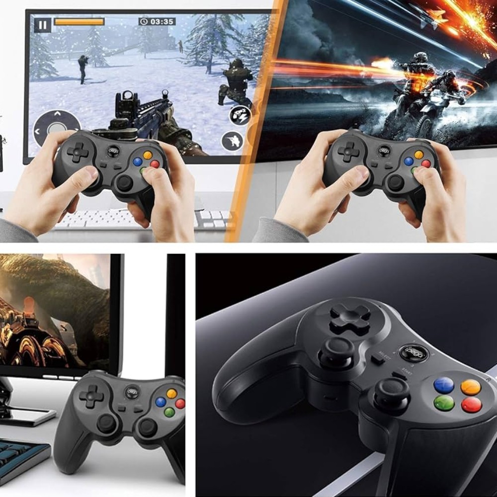 Controle Game Joystick Jogar Celular Smartphone Bluetooth Android 9078 ...
