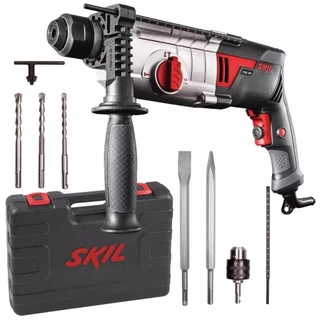 Martelete Perfurador Rompedor SDS PLUS 750W com Reversão. Maleta e Kit de Acessórios 1859 SKIL