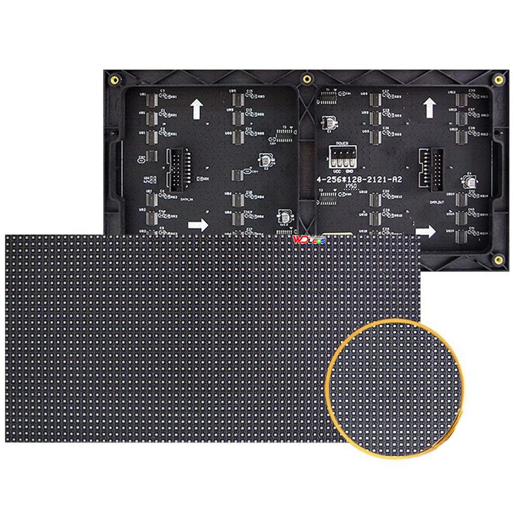 Modulo Painel Led P5 Rgb 32x16cm Hub75 Interno Indoor | Shopee Brasil