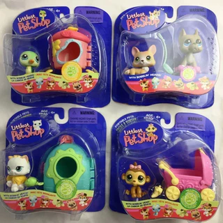 Novas Bonecas Surpresa Novos Produtos Littlest Pet Shop Para Q Pet House Store Bonecas de animais Exibição Trendy Mão correr Bonecas