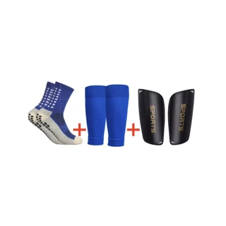 Um Conjunto De Caneleiras De Futebol De Alta Elasticidade Para Adultos Mangas Equipamento Apoio As Pernas Proteção Esportiva
