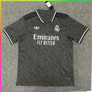 Camisa De Futebol Real Madrid 24-25 Terceira Edição Fãs
