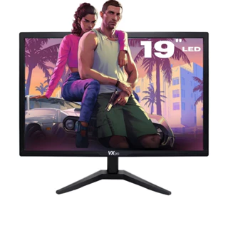 Monitor 19 Polegada Led Full Hd 60hz Duex Vx190x PC Jogo Home Office Estudo Trabalho