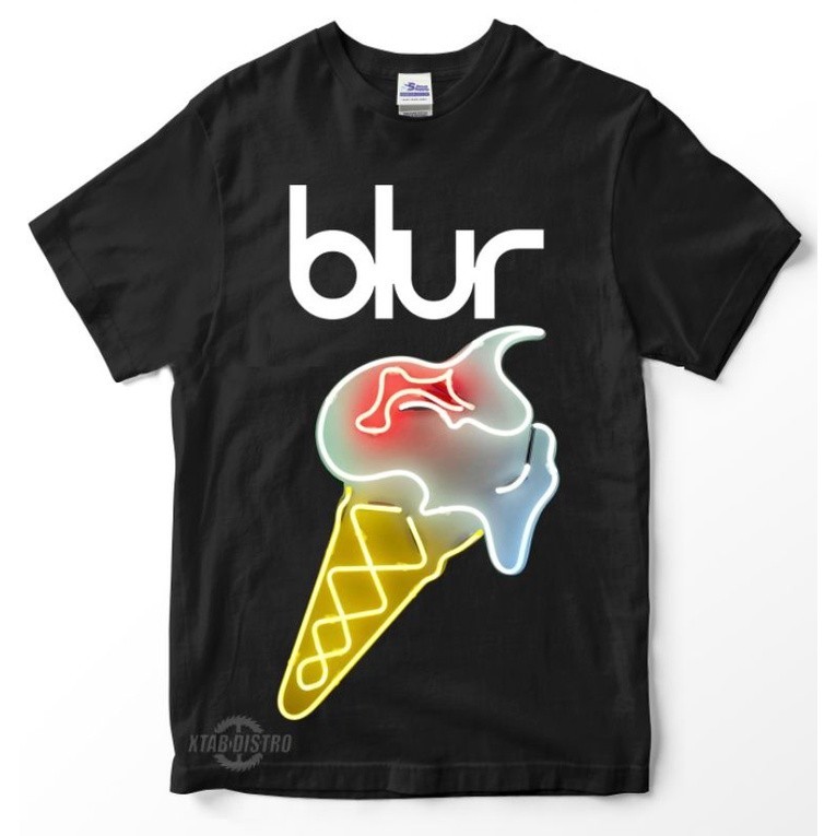 kaos blur Ice cream man Camiseta Premium band britpop Gamuza the