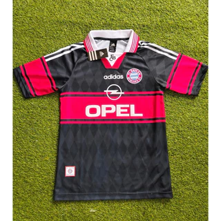 Bayern Munchen Retro Jersey 98/99 Casa Clássico jersey/Vintage/Blockcore