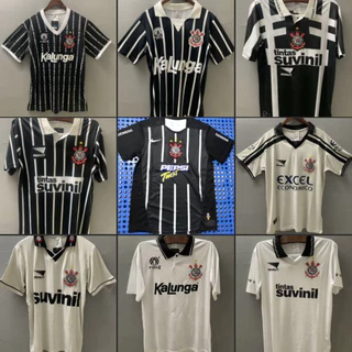 Coríntios Retro | Camisa De Futebol Seco Rápido E Respirável Premium