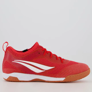 Chuteira Penalty Max 500 Ecoknit XXI Futsal Vermelha