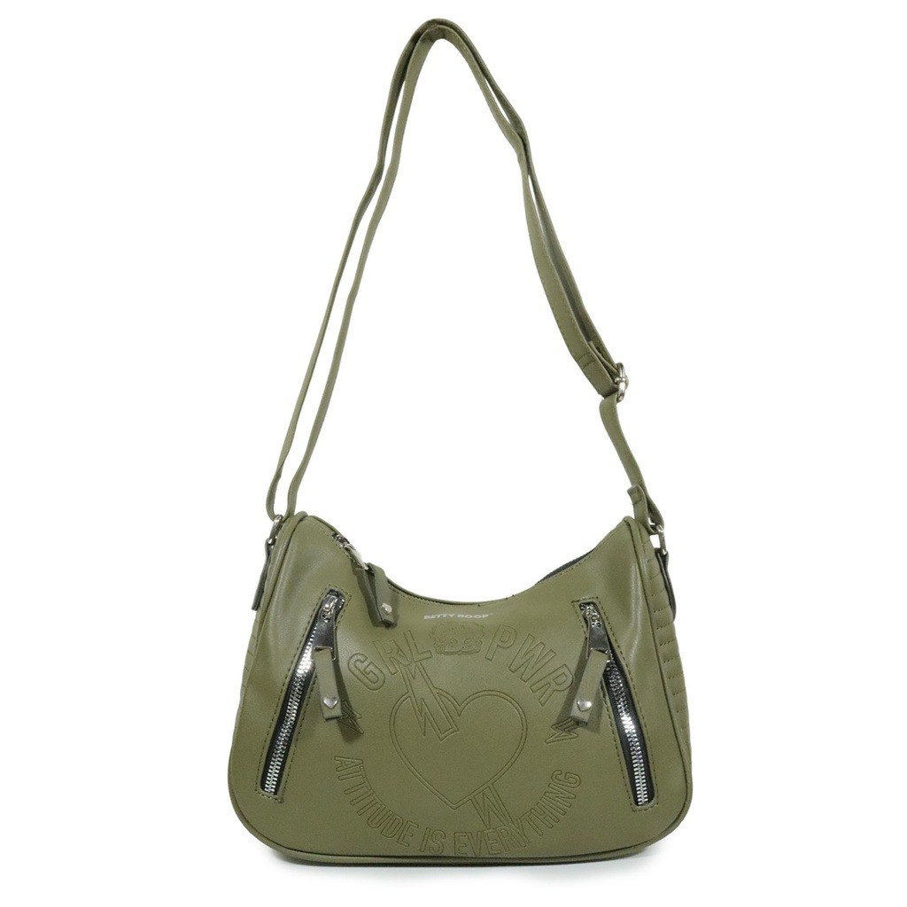 Bolsa Feminina Meia Lua Semax Betty Boop Girl Power BP2287