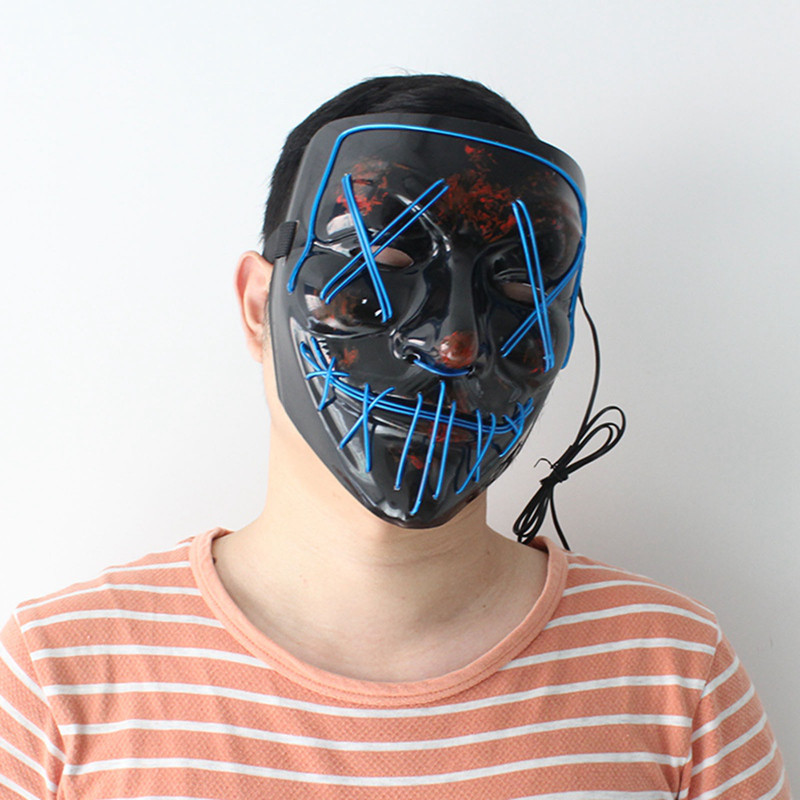 Máscara BCF LED Light Up Party Masks The Purge Eleição Ano Grandes ...