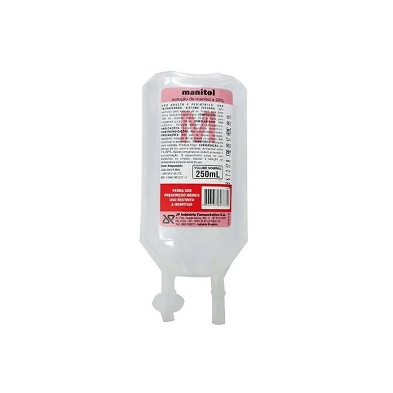 Manitol Solução 20% 250ML - JP | Shopee Brasil