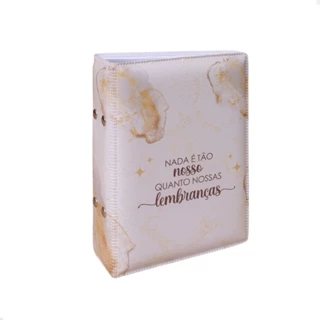 Álbum fotográfico LEMBRANÇAS BRANCO 100 fotos 10x15 Viagens Família Fotografia Casal em Oferta na Shopee