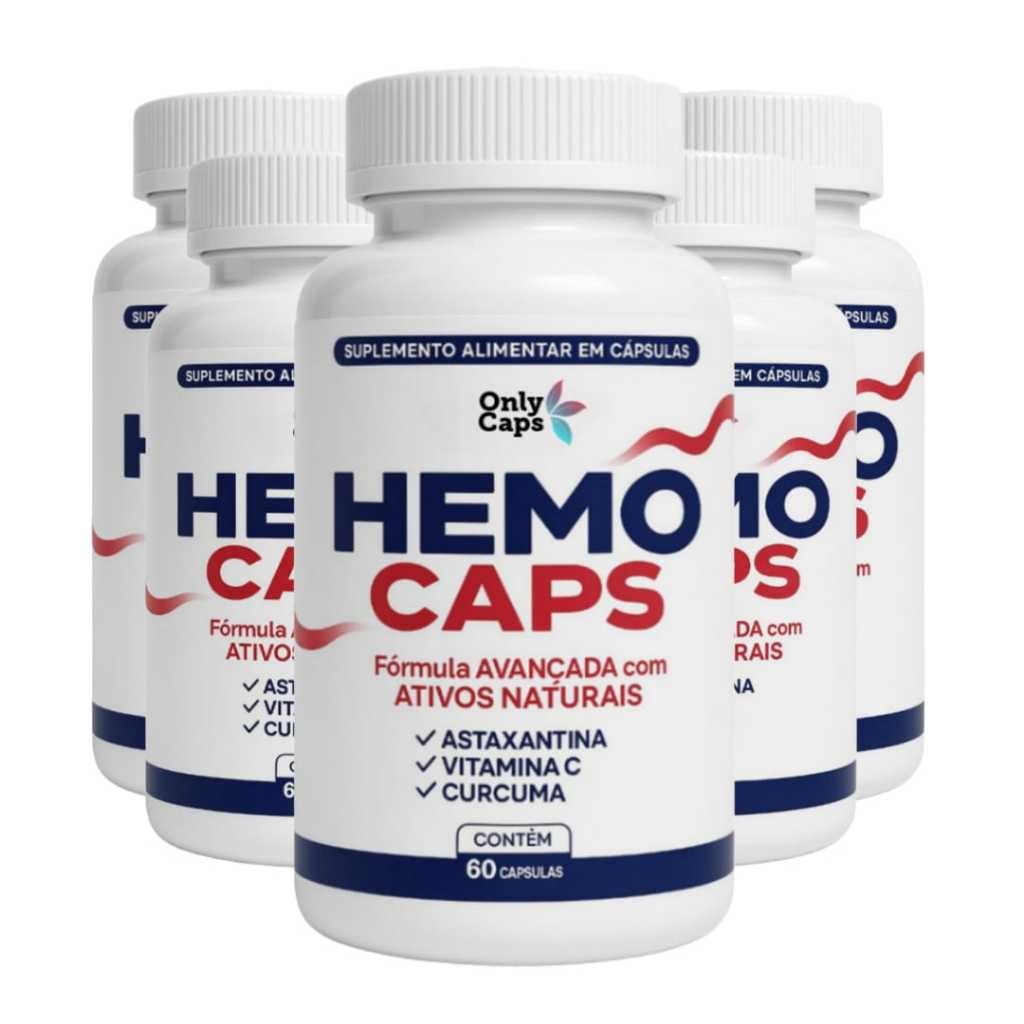 05 Hemo Caps 300 Capsulas Original - Formula Avançada Loja Oficial ...