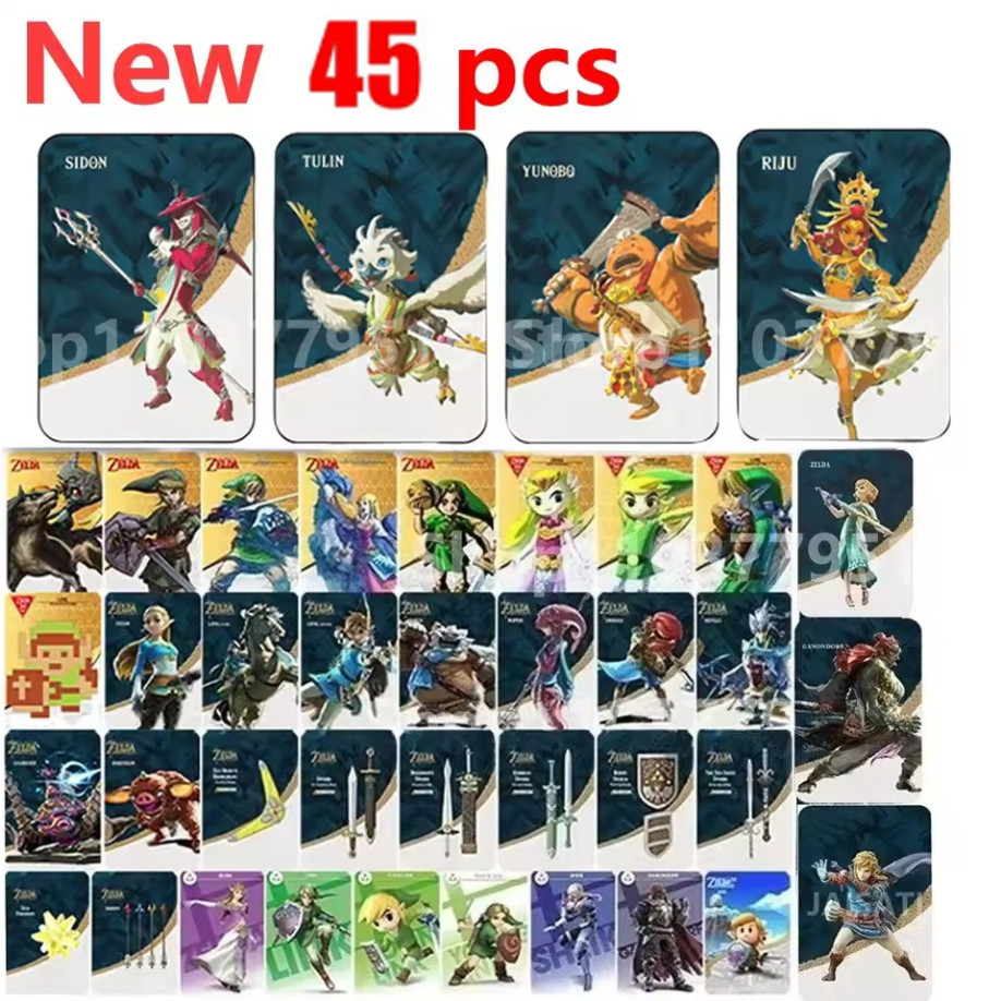 Cartão Zeldas amxxbo Zelda Breath of the Wild Amibo Card Tears