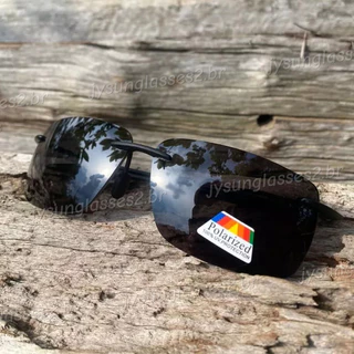 Óculos De Sol Polarizados Ultra Leves TR90 Sem Moldura Masculinos Para Dirigir Ao Ar Livre Pesca Uv400