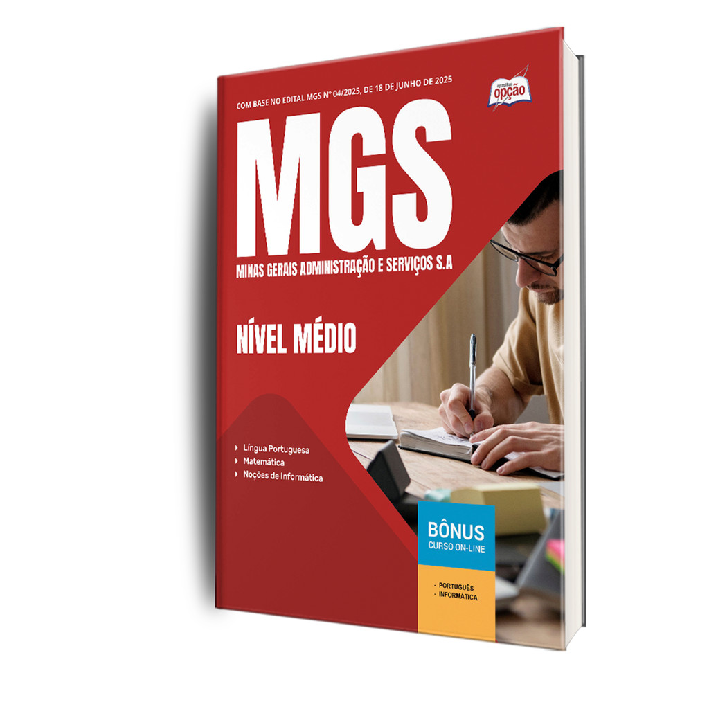 Apostila MGS MG 2026 - Nível Médio | Shopee Brasil