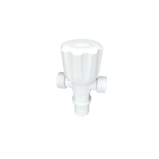Registro 1/2" Branco Com 2 Saidas 1/4 De Volta Sintex em Oferta na Shopee