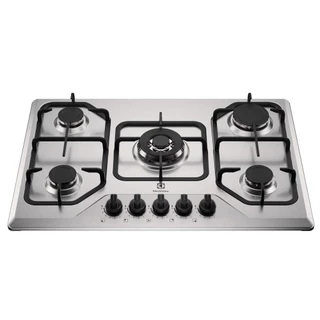 Cooktop Electrolux 5 Bocas Experience Inox Grades Duplas Ferro Fundido (KE5XC) em Oferta na Shopee